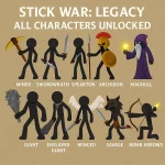 Stick War Legacy MOD APK v2023.5.739 Unlimited All, 999Army 13 Stick War Legacy Unlocked all Characters